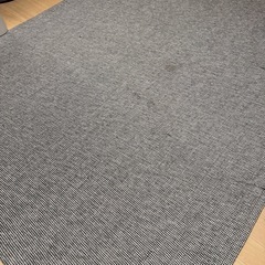 IKEA ラグ TIPHEDE 155×220cm ブラックの画像