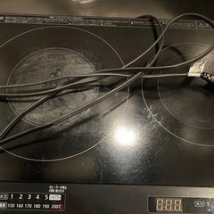 2口IHコンロ　スタンド付きの画像