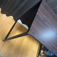 デスク　ブラウン　1人用の画像