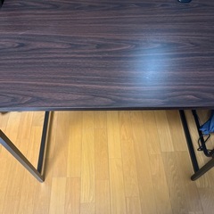 デスク　ブラウン　1人用の画像