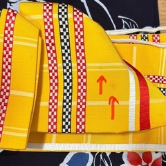 【浴衣3点セット】浴衣・作り帯・下駄の画像