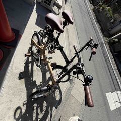 【美品】折りたたみ自転車２台セットの画像