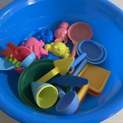 キネティックサンド2.6kg＋砂場遊びセットの画像