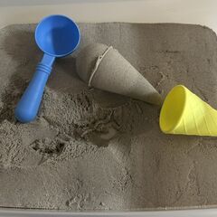 キネティックサンド2.6kg＋砂場遊びセットの画像