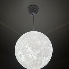 【調光】リモコン付き月型室内灯　の画像