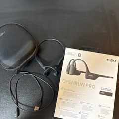 骨伝導イヤホン　open run pro
の画像