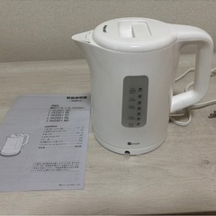 【美品】2024年製　レンジ&電子ケトルセットの画像