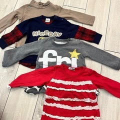 80【女の子17点】まとめ売り①　アウター　トップス　パンツ　スカッツ　レギンスの画像