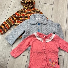 80【女の子17点】まとめ売り①　アウター　トップス　パンツ　スカッツ　レギンスの画像