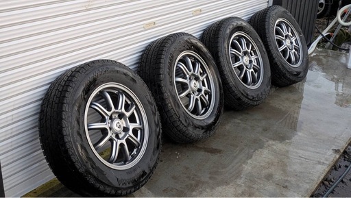 話中/エクリプスなど　スタッドレス　タイヤホイール4本セット