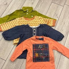 80【女の子17点】まとめ売り② アウター　トップス　パンツ　スカッツ　レギンスの画像