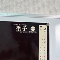 松田聖子 MINOLTAカレンダー3枚セット 撮影:篠山紀信　B2版 80年代当時物の画像