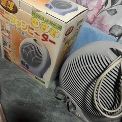 暖房　ミニファンヒーターの画像