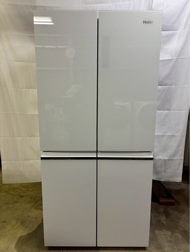 【成約済み】【美品】Haier 4ドア冷蔵庫 JR-GX47A 2024年製470L 観音開