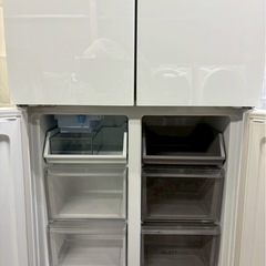 【美品】Haier 4ドア冷蔵庫 JR-GX47A 2024年製470L 観音開の画像