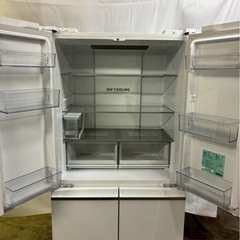 【美品】Haier 4ドア冷蔵庫 JR-GX47A 2024年製470L 観音開の画像