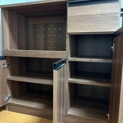 【お譲りいたします！】ＹＭWORLD  食器棚・レンジ台【再募集】の画像