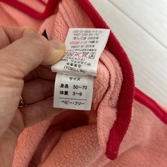 モンベル　70  ピンク　アウターの画像