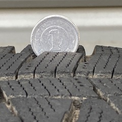 No.149 スタットレスタイヤ155/65/14 4H PCD100 アルミホイール付4本セットの画像