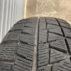 No.149 スタットレスタイヤ155/65/14 4H PCD100 アルミホイール付4本セットの画像