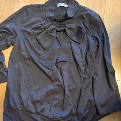 VINVERT リボンタイトップス ブラウン｜三陽商会｜新小岩手渡し の画像