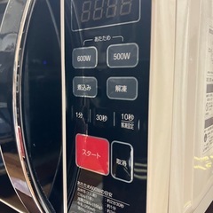 ELSONIC 家庭用フラット電子レンジ（2019年製）の画像