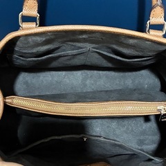 COACH 本革 2WAYバッグ キャメル 通勤用の画像