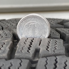 No.151 スタットレスタイヤ175/70/14 4H PCD100 アルミホイール付4本セットの画像