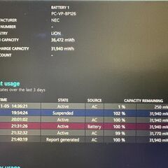 【訳アリ品】NEC LAVIE Note Mobile NM550/M Core i5 8200Y 8GB/256GB(SSD)の画像