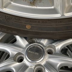 No.152  スタットレスタイヤ185/65/15 4H PCD100 アルミホイール付4本セットの画像