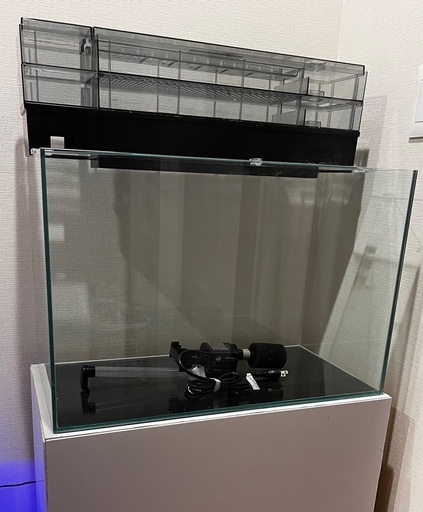 600水槽、上部フィルター(3段 仕様)、水槽台、3点セット！