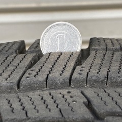 No.153 スタットレスタイヤ195/65/15 5H PCD114.3 アルミホイール付4本セットの画像