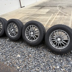 205/60/R15 2019 15インチ 4穴 pcd100 5.5j スタッドレス タイヤの画像