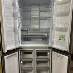 AQUA 4ドア冷蔵庫 AQR-TZ42N 2023年製420L 観音開きの画像