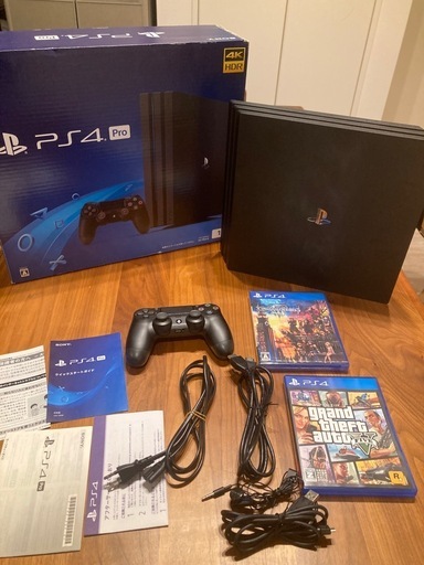 PS4Pro CUH-7200B B01(1TB) ソフトおまけ 返品返金不可