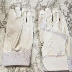 [MIZUNO] ユニセックス ガチグラブ 両手用 高校野球ルール対応モデル 90 野球 ホワイトの画像