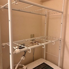 洗濯上収納の画像