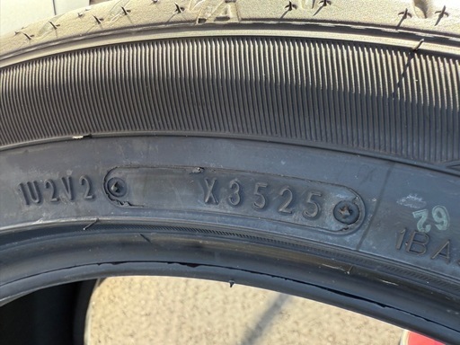 新車外し　215/50R18 ファルケン　アゼニス　FK510 SUV ノーマルタイヤ　4本セット　バリ山　ヤリスクロス