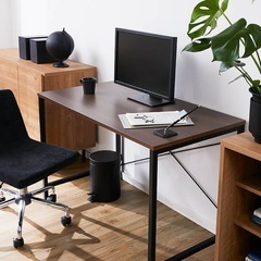 【デスク】多目的ワークデスク平机 スチール脚 　の画像