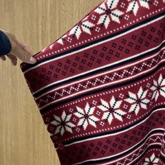 ユニクロ　ノルディック柄　ポンチョの画像