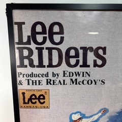◆1995年◆リアルマッコイズ◆The REAL McCOY'S◆リー Lee スティーブマックイーン ポスター◆84cmx59.3cm◆の画像