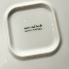 ポルトガル製　ディナープレート6枚　正方形　26.5cmの画像