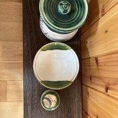 茶道具　水差し　織部焼の画像