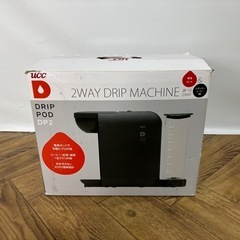 ◆新品未使用品◆DRIP PODドリップポッドUCC上島珈琲ドリップポッドブラックDP2(K)◆2ウェイドリップマシン◆の画像