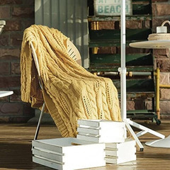 ニット ブランケット 暖かい お昼寝用 肩掛け ソファー用 ひざ掛け プレゼント ふわふわ 通気性 優しい肌触り 肩掛け 敷き毛布の画像