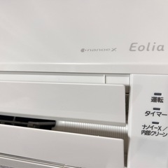 パナソニック6畳エアコン、取り付け工事込み、3ヶ月保証付きの画像