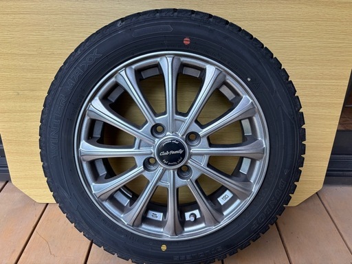 スタッドレスタイヤ(ホイール付き)4本セット155/65R14 75Q