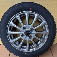 スタッドレスタイヤ(ホイール付き)4本セット155/65R14 75Qの画像