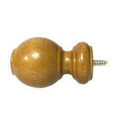 カーテンレール エンドキャップ（木製）　1個の画像