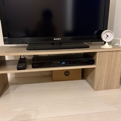 オーク色テレビ台の画像